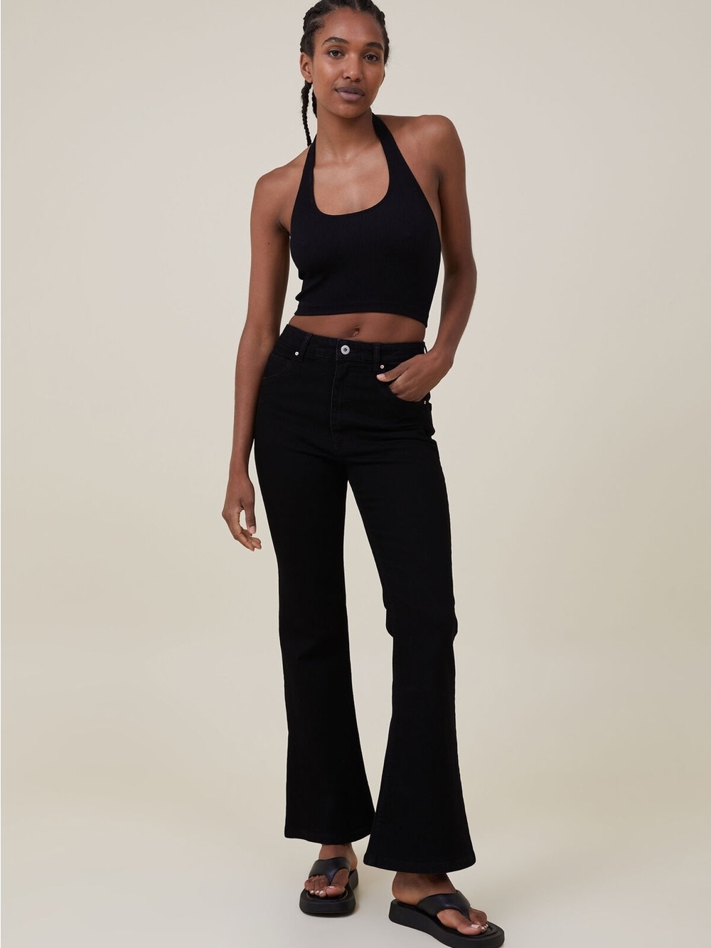 Cotton On Original Flare Jean in Black